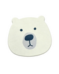 Qisheng 13.5cm White Bear Diatomite Coaster