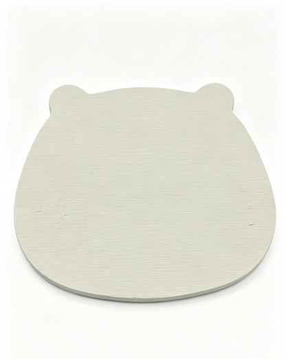 Qisheng 13.5cm White Bear Diatomite Coaster