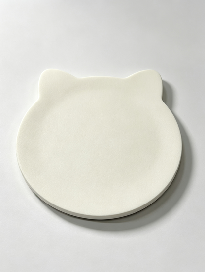 Qisheng 13.5cm Pink Pig Diatomite Coasters